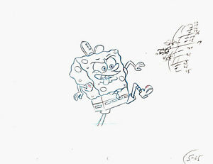 300x231 super dwg sale! spongebob production drawing cel - Chopper Drawing