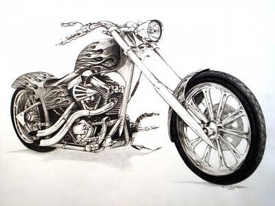 400x300 chopper drawings - Chopper Drawing