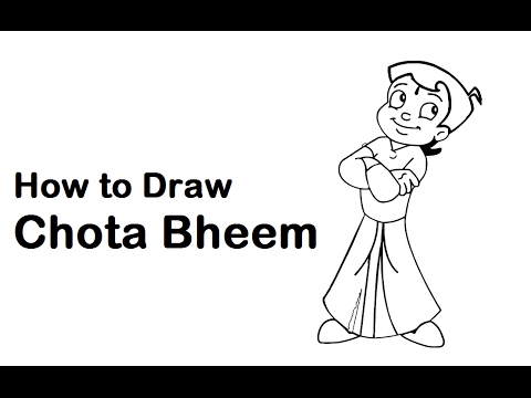 480x360 how to draw chhota bheem cartoon drawing step - Chota Bheem Cartoon Drawing
