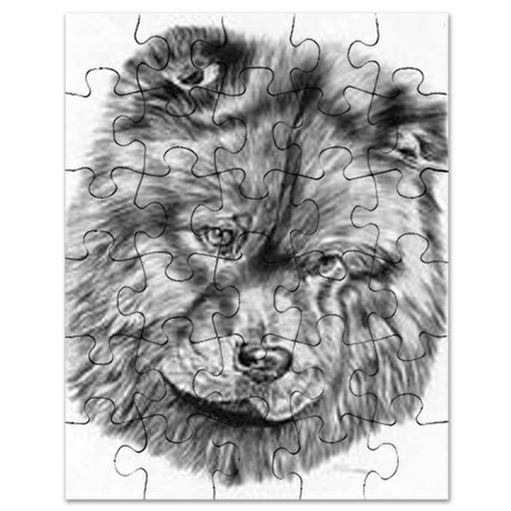 460x460 chow chow drawing puzzles - Chow Chow Drawing