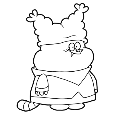 400x400 How To Draw Chowder With Easy Step - Chowder Drawing