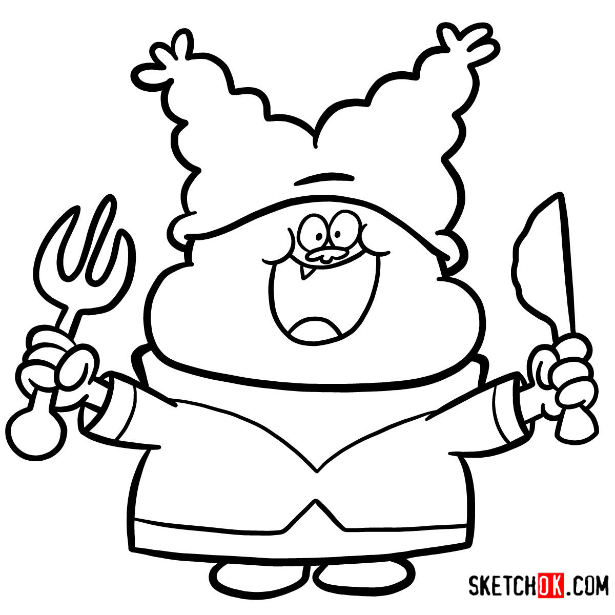 1200x1200 How To Draw Chowder - Chowder Drawing