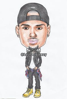 236x347 Best My Work Images Artist, Artists, Adobe - Chris Brown Cartoon Drawing