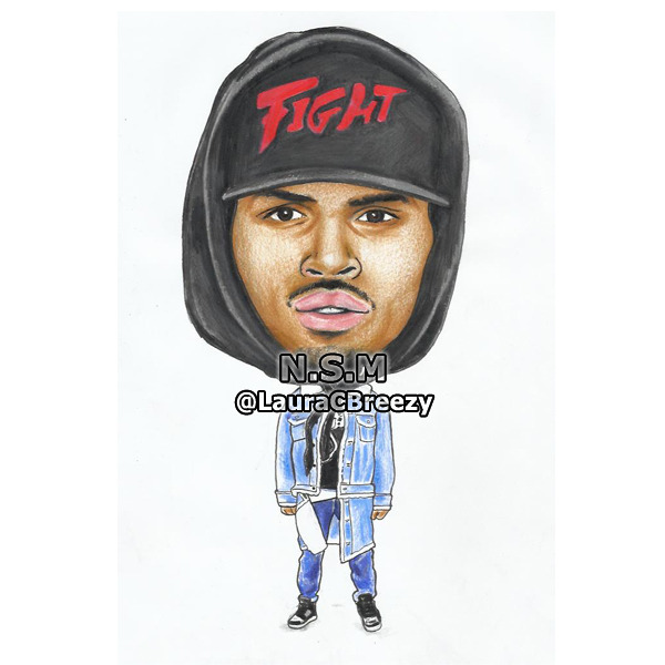 600x600 Lauracbreezy Chris Brown - Chris Brown Cartoon Drawing