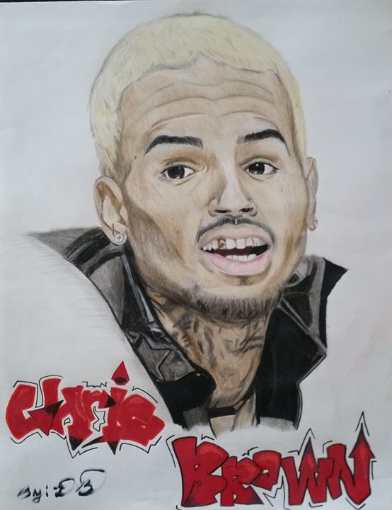 554x720 Chris Brown - Chris Brown Drawings