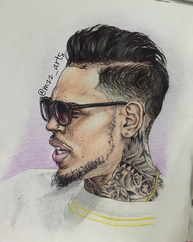 640x799 Image Result For Chris Brown Drawings In Chris - Chris Brown Drawings