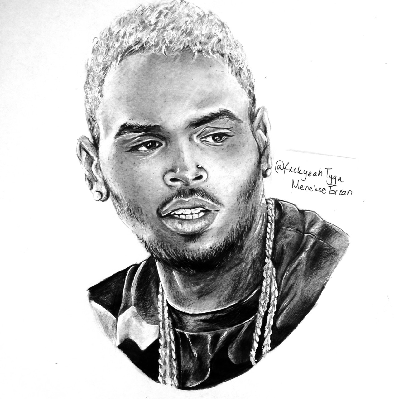1280x1280 My Chris Brown Drawing - Chris Brown Drawings