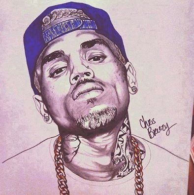394x395 My Favorite Artist! Chris Brown Team Breezy Draw! Via Facebook - Chris Brown Drawings