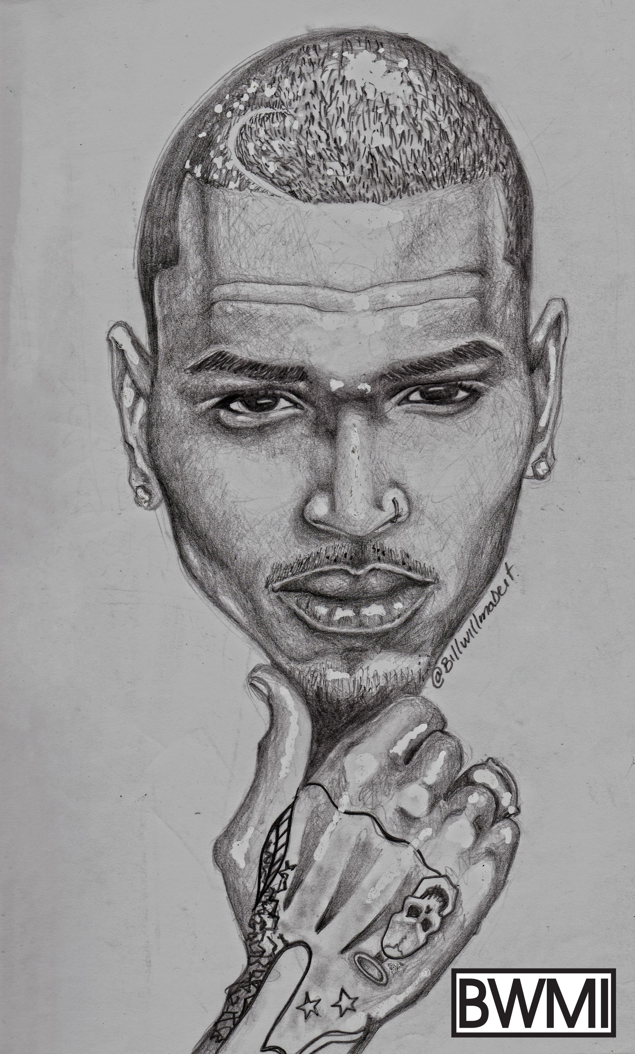 2080x3452 Singer Chris Brown Drawing Pencil Drawings, Drawings, Sketches - Chris Brown Drawings