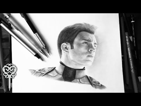 480x360 Drawing Chris Evanscaptain America - Chris Evans Drawing