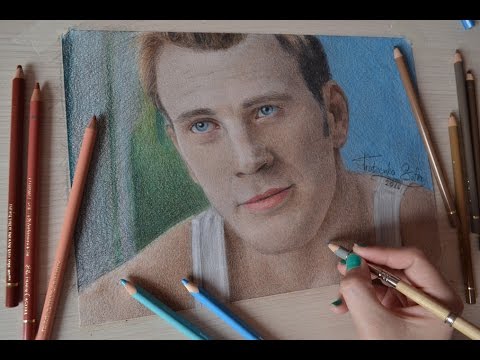 480x360 Drawing Captain America Chris Evans - Chris Evans Drawing