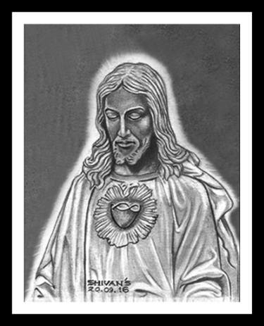 375x463 jesus christ drawing - Christ Drawing