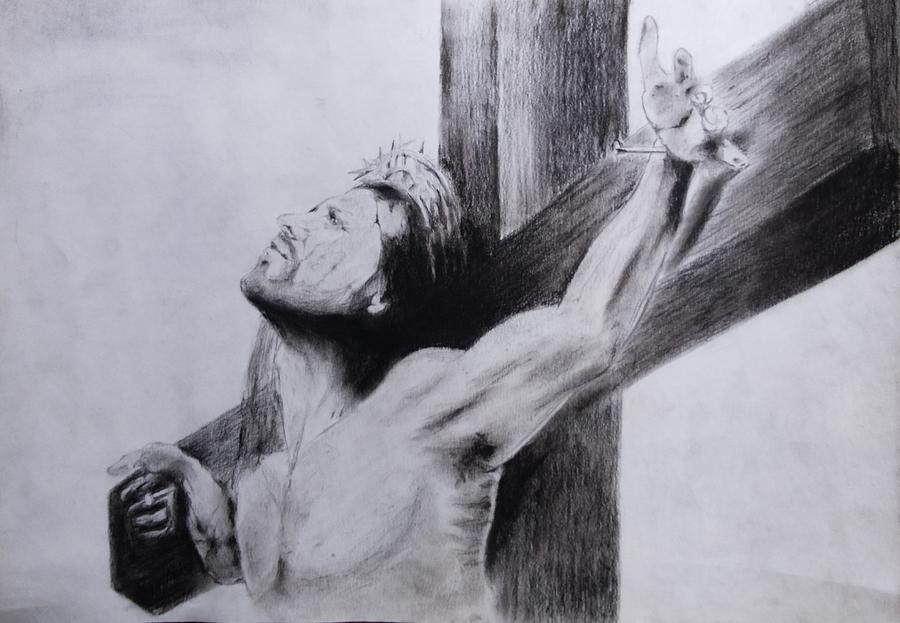 900x623 the passion of christ drawing - Christ Drawing