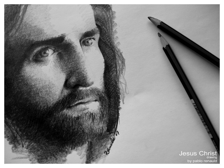 900x675 creative for christ images jesus christ drawing hd wallpaper - Christ Drawing