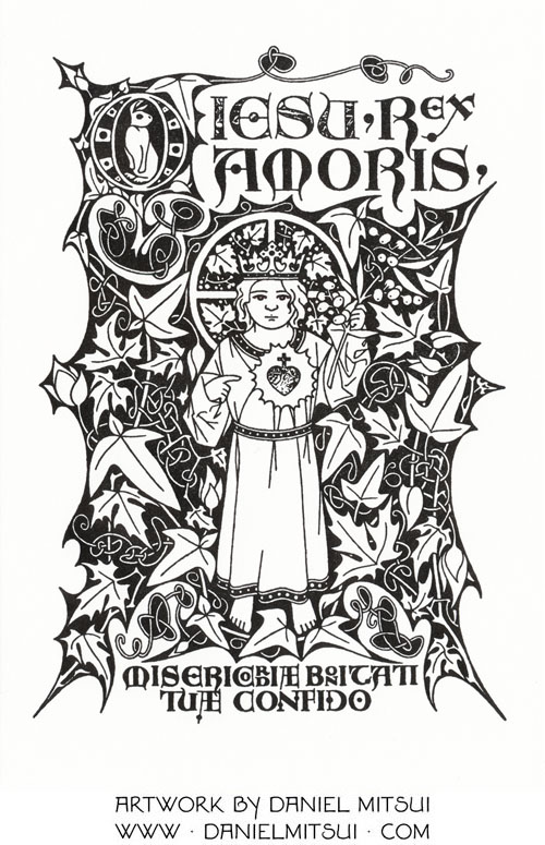 500x775 jesus christ the infant king millefleur press daniel mitsui - Christ The King Drawing