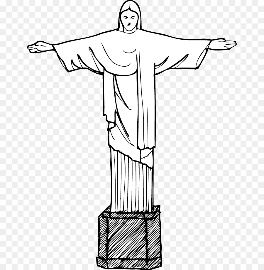 Jesus Statue Drawing