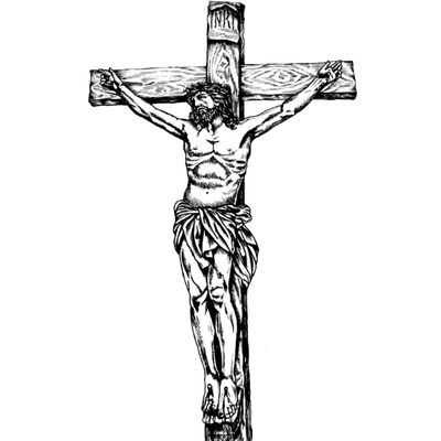 400x400 Jesus Transparent Png Images - Christian Cross Drawing