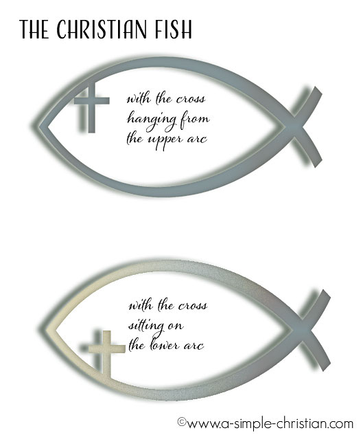 529x636 the christian fish - Christian Cross Drawing