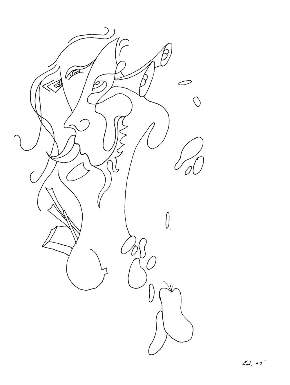 1000x1329 Drawings Christian Title Fine Art - Christian Drawings