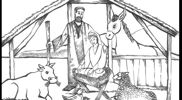 640x352 The Jesus Story - Christian Drawings For Kids