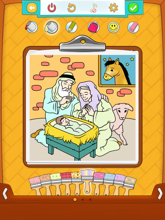 576x768 Bible Coloring Book - Christian Drawings For Kids