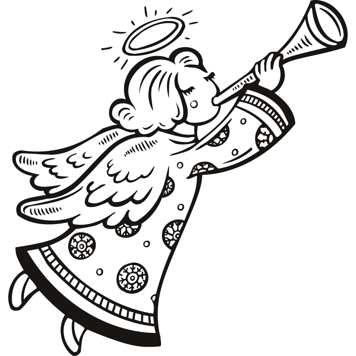 Christmas Angel Drawing at Explore collection of
