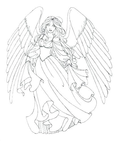 Christmas Angel Drawing At Paintingvalley Com Explore Collection