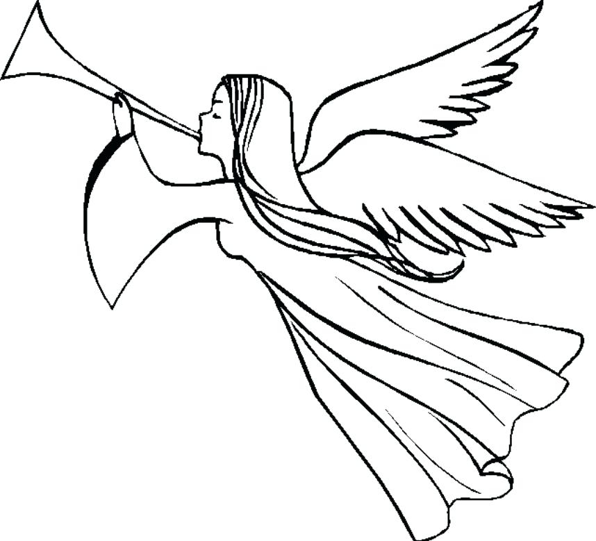 Christmas Angel Drawing at Explore collection of