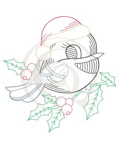 240x300 christmas animals svgdxf drawing craft genesis - Christmas Animals Drawings