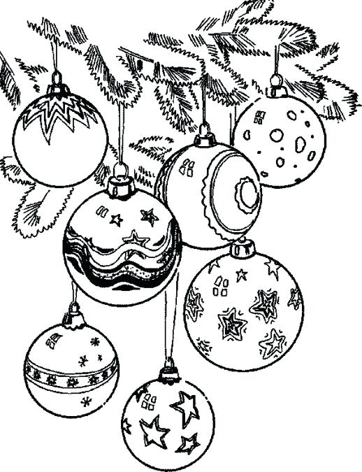 518x675 christmas ball coloring sheets christmas ball coloring sheets - Christmas Ball Drawing