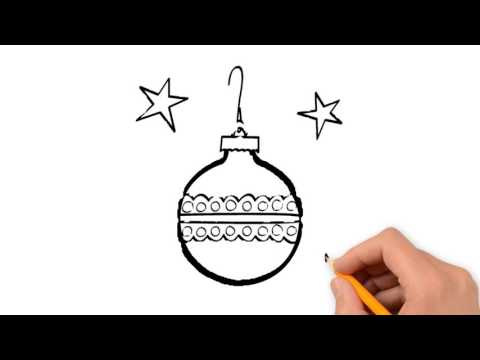 480x360 Christmas Balls Things Pencil To Draw Step - Christmas Ball Drawing