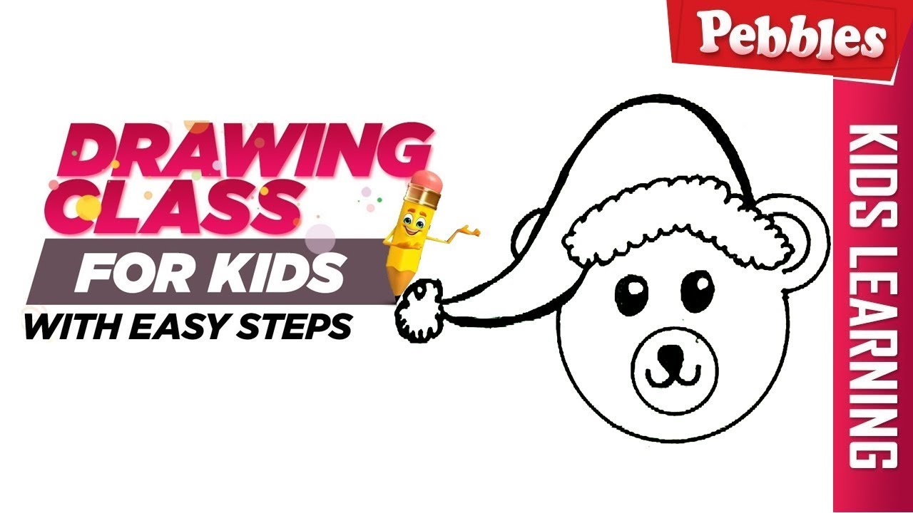 1280x720 How To Draw Christmas Bear Easy Step - Christmas Bear Drawing