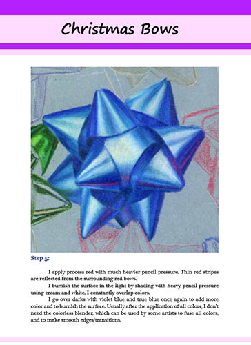 364x500 how to draw shiny reflective objects christmas bows, drawing - Christmas Bow Drawing