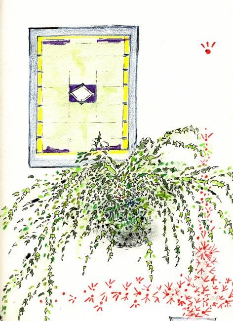 472x650 Christmas Cactus Drawing - Christmas Cactus Drawing