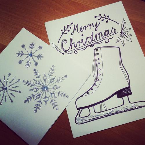 500x500 Evelyn Illustrations On Instagram Enough Of Christmas - Christmas Card Drawing