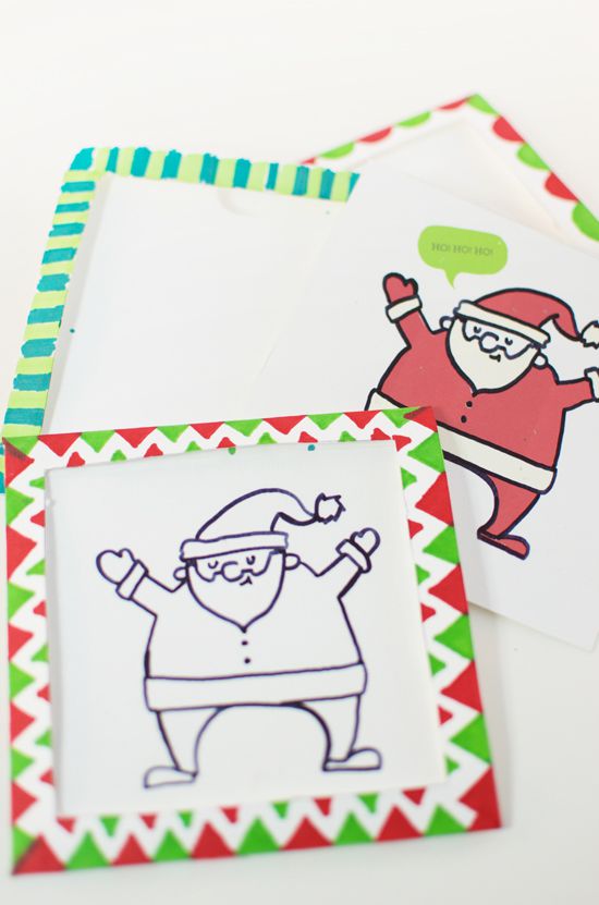550x831 Diy Christmas Cards - Christmas Card Drawing