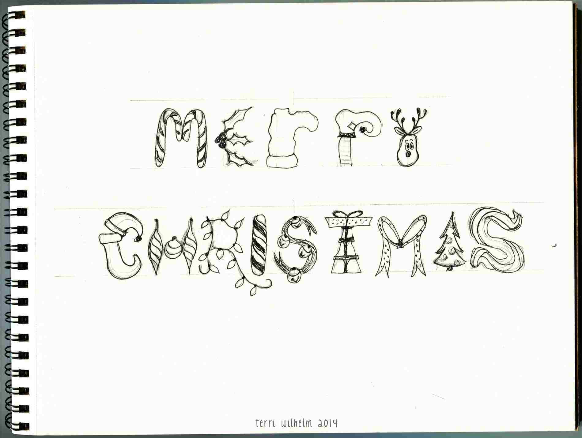 1900x1431 Christmas Drawing Ideas Step - Christmas Card Drawing Ideas For Kids