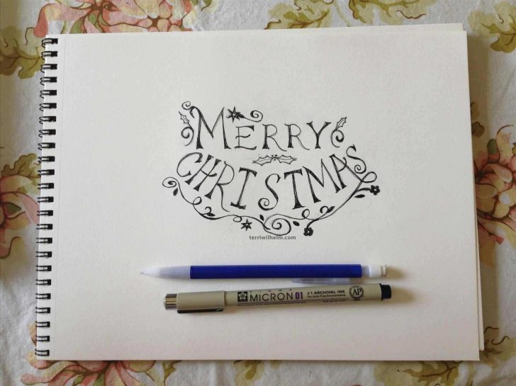 728x545 Christmas Cards Drawing Ideas Printable Coloring - Christmas Card Drawing Ideas For Kids