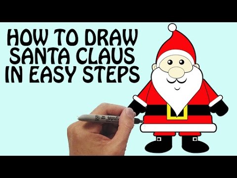 480x360 Drawn Santa Christmas Celebration - Christmas Celebration Drawing