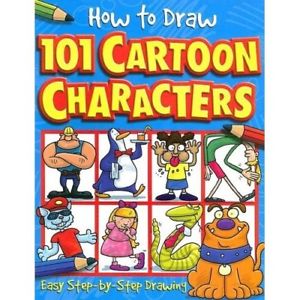 300x300 How To Draw Cartoon Characters Children's Drawing Activity - Christmas Children Drawing