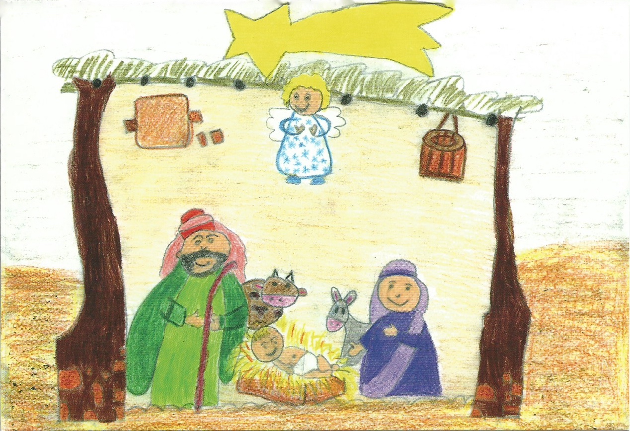 1268x868 Children Drawing Contest Christmas - Christmas Children Drawing