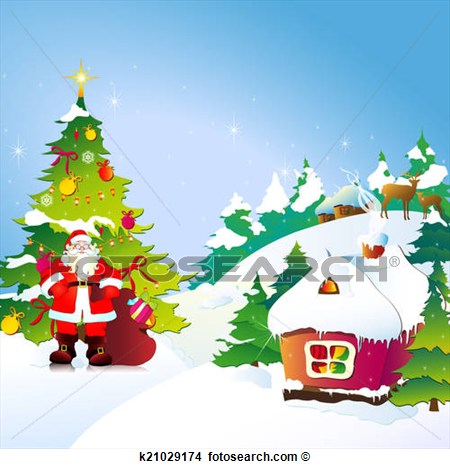 450x469 Drawing - Christmas Day Drawing