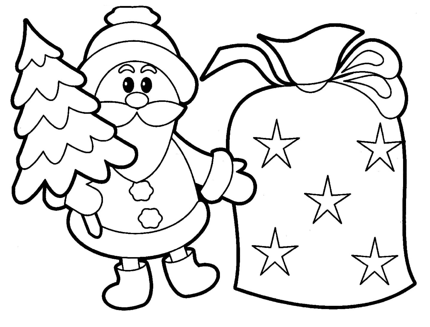 1437x1095 Christmas Coloring Pictures - Christmas Day Drawing