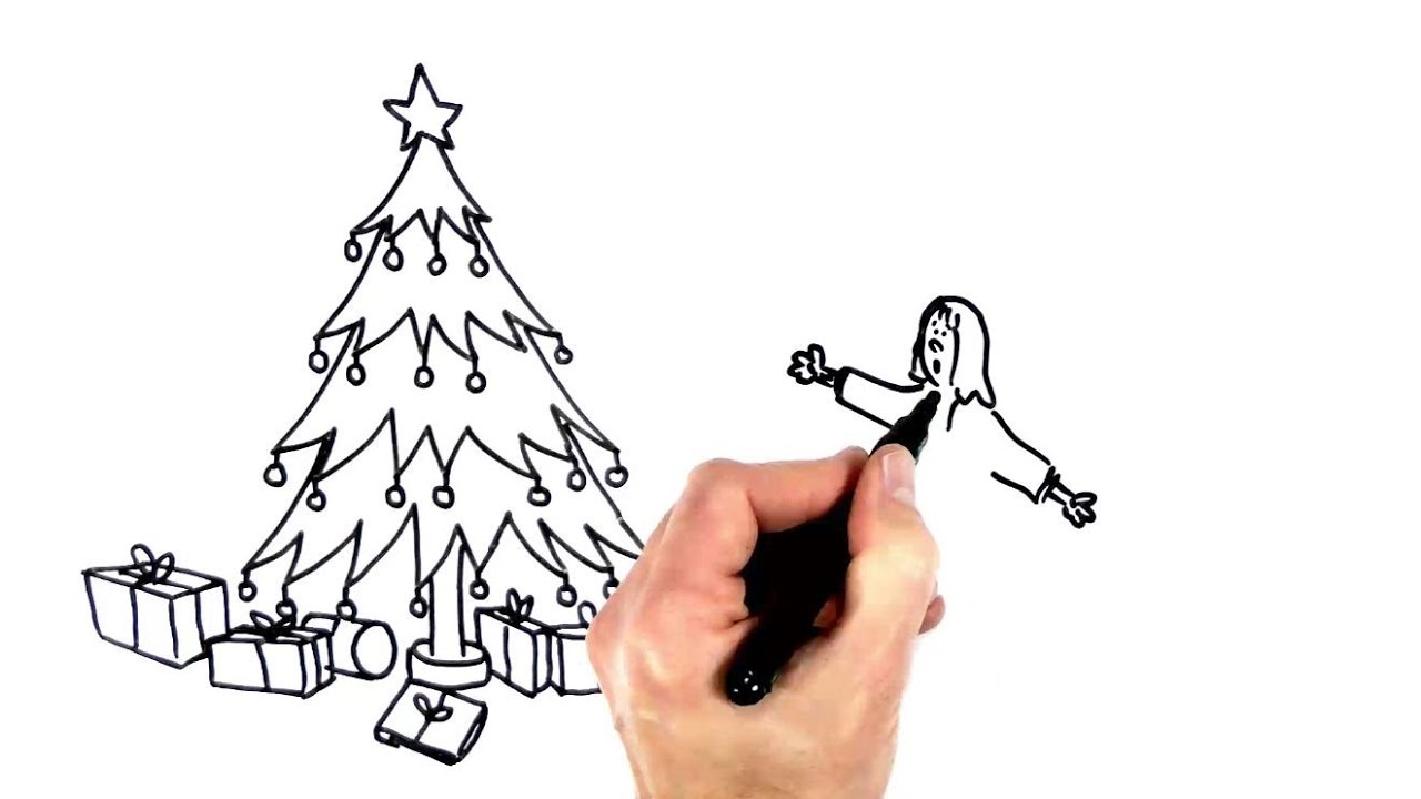 1280x720 christmas day - Christmas Day Drawing