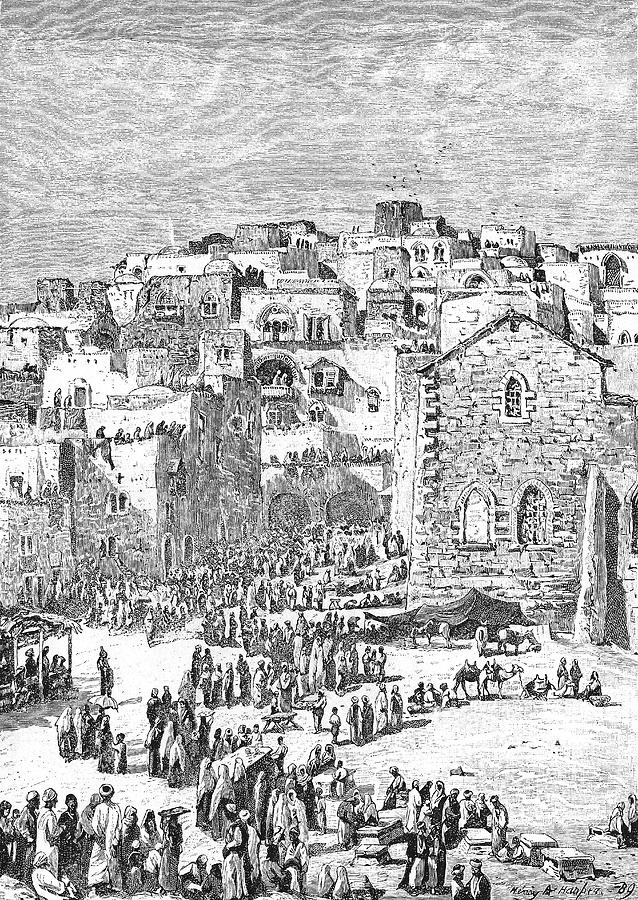 638x900 christmas day celebration at bethlehem drawing - Christmas Day Drawing