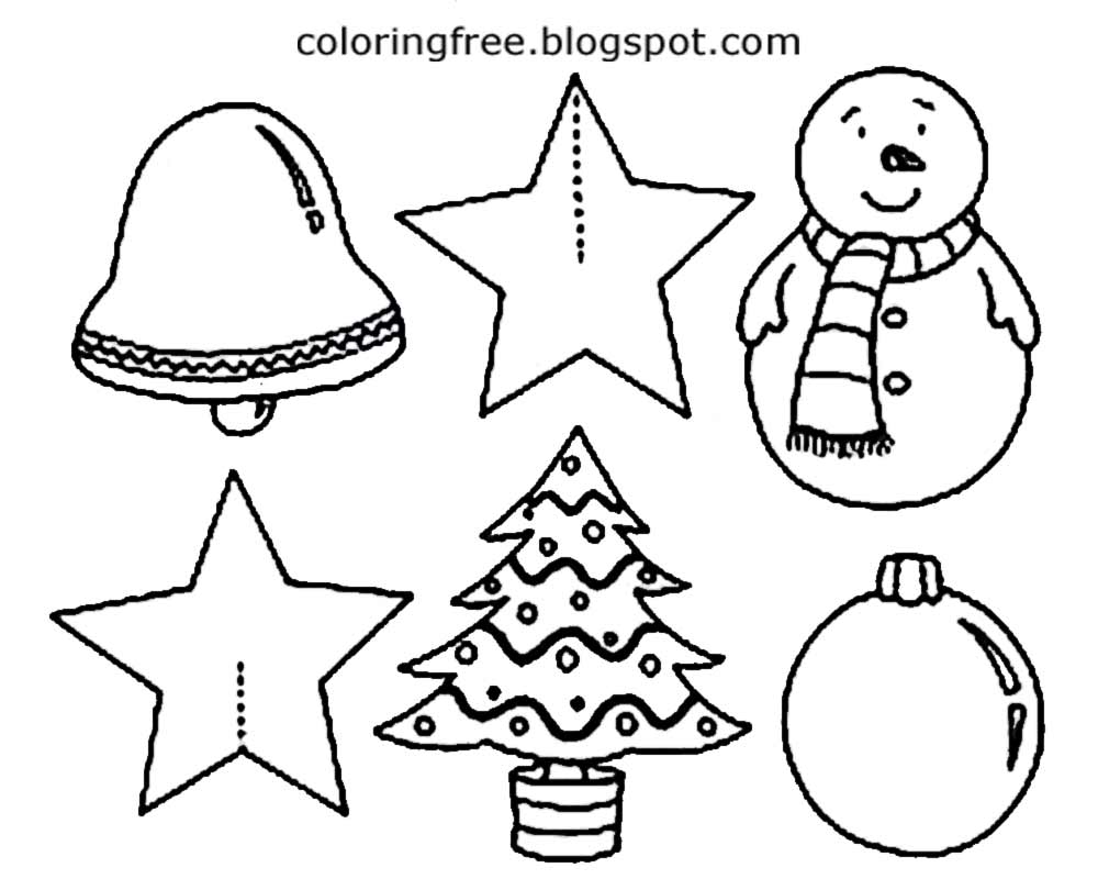 Christmas Decorations Drawings at