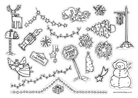 460x326 Learn To Draw A Christmas Decoration - Christmas Decorations Drawings