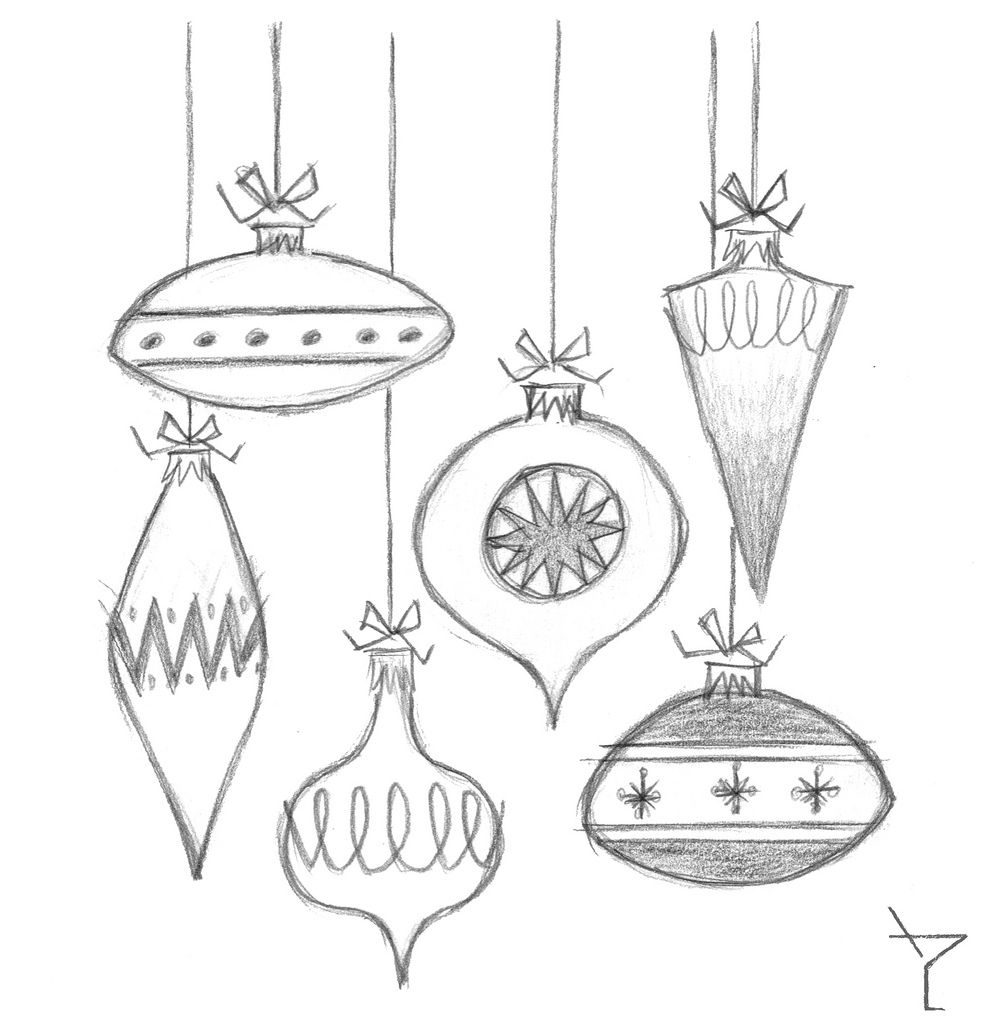 Christmas Decorations Drawings at Explore