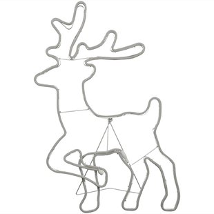 310x310 Lighted Outdoor Christmas Deer Wayfair - Christmas Deer Drawing