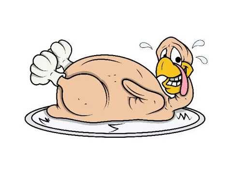 480x360 How To Draw Christmas Thanks Giving Dinner - Christmas Dinner Drawing